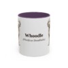11oz Whoodle Latin Mug, Purple, front view