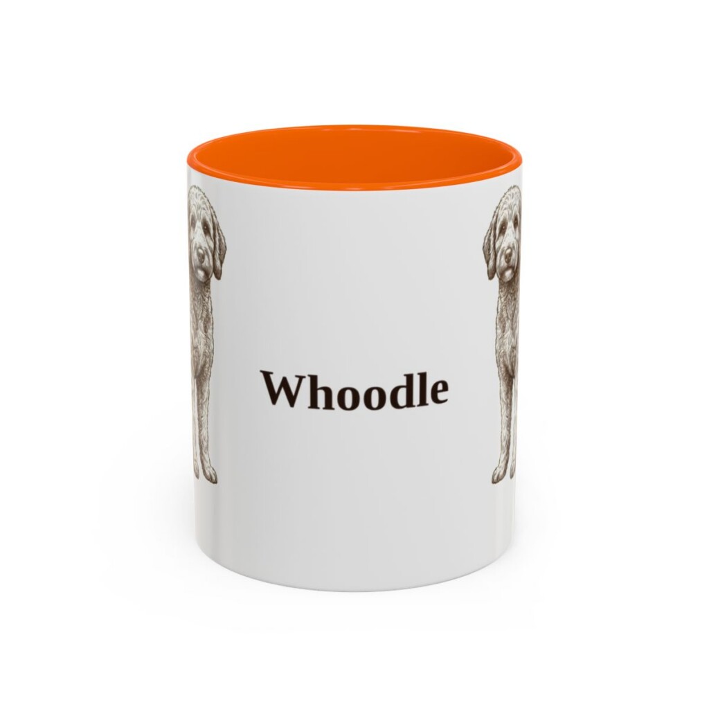 11oz-whoodle-mug-orange 11oz Whoodle Mug, Orange, front view