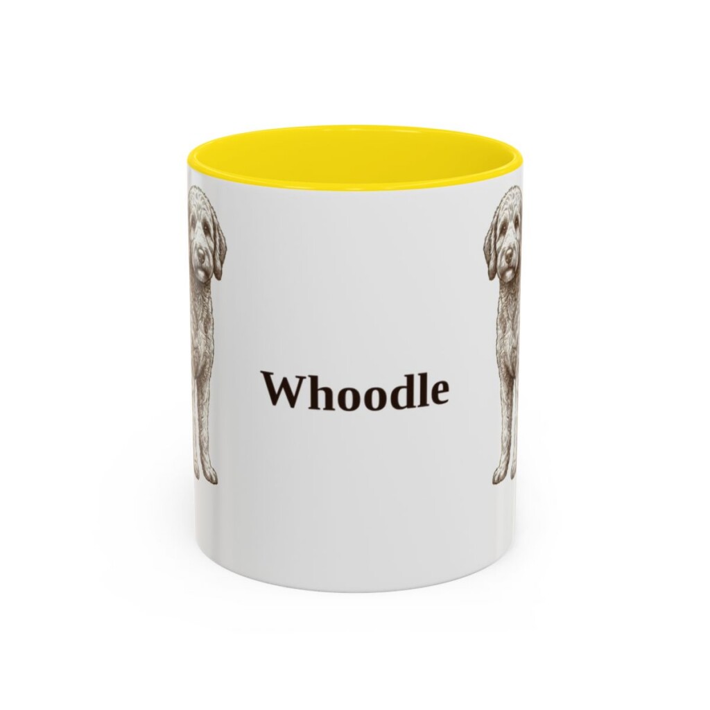 11oz-whoodle-mug-yellow 11oz Whoodle Mug, Yellow, front view