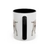 11oz Wirehaired Pointing Griffon Dog Mom Mug, Black, back view