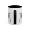 11oz Wirehaired Pointing Griffon Mug, Black, back view