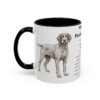 11oz Wirehaired Pointing Griffon Mug, Black, left side view