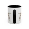 11oz Wirehaired Vizsla Latin Mug, Black, back view
