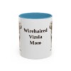 11oz-wirehaired-vizsla-mug-mom-light-blue 11oz Wirehaired Vizsla Dog Mom Mug, Light Blue, front view
