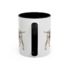 11oz Wirehaired Vizsla Mug, Black, back view