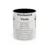11oz Wirehaired Vizsla Mug, Black, front view