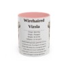 11oz Wirehaired Vizsla Mug, Pink, front view