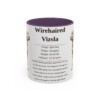 11oz Wirehaired Vizsla Mug, Purple, front view