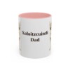 11oz Xoloitzcuintli Dog Dad Mug, Pink, front view