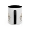 11oz Funny Xoloitzcuintli Mug, Black, back view