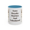 11oz Funny Xoloitzcuintli Mug, Light Blue, front view