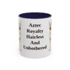 11oz Funny Xoloitzcuintli Mug, Navy, front view