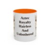 11oz Funny Xoloitzcuintli Mug, Orange, front view