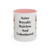 11oz Funny Xoloitzcuintli Mug, Pink, front view