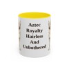 11oz Funny Xoloitzcuintli Mug, Yellow, front view
