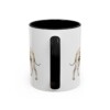 11oz Xoloitzcuintli Dog Mom Mug, Black, back view