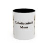 11oz Xoloitzcuintli Dog Mom Mug, Black, front view