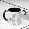 11oz Xoloitzcuintli Mug, Black, lifestyle photo