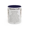 11oz Yakutian Laika Mug, Navy, front view