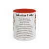 11oz Yakutian Laika Mug, Red, front view