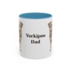 11oz-yorkipoo-mug-dad-light-blue 11oz Yorkipoo Dog Dad Mug, Light Blue, front view