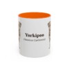 11oz-yorkipoo-mug-latin-orange 11oz Yorkipoo Latin Mug, Orange, front view