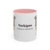 11oz-yorkipoo-mug-latin-pink 11oz Yorkipoo Latin Mug, Pink, front view