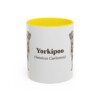 11oz-yorkipoo-mug-latin-yellow 11oz Yorkipoo Latin Mug, Yellow, front view