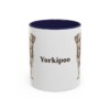 11oz Yorkipoo Mug, Navy, front view