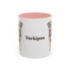 11oz Yorkipoo Mug, Pink, front view