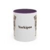 11oz Yorkipoo Mug, Purple, front view