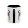 11oz Yorkipoo Mug, Black, back view