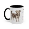 11oz Yorkipoo Mug, Black, left side view