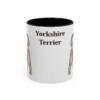 11oz Yorkshire Terrier Mug, Black, front view
