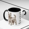 11oz Funny Yorkshire Terrier Mug, Black, lifestyle photo