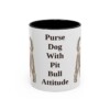 11oz Funny Yorkshire Terrier Mug, Black, front view