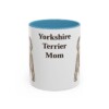 11oz-yorkshire-terrier-mug-mom-light-blue 11oz Yorkshire Terrier Dog Mom Mug, Light Blue, front view