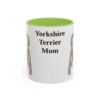 11oz-yorkshire-terrier-mug-mom-light-green 11oz Yorkshire Terrier Dog Mom Mug, Light Green, front view