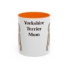 11oz-yorkshire-terrier-mug-mom-orange 11oz Yorkshire Terrier Dog Mom Mug, Orange, front view
