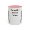 11oz-yorkshire-terrier-mug-mom-pink 11oz Yorkshire Terrier Dog Mom Mug, Pink, front view