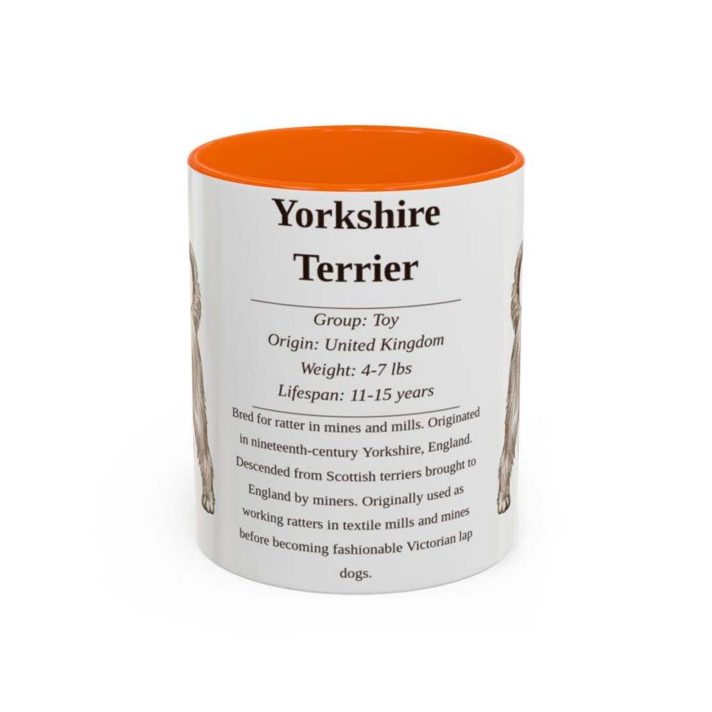 11oz-yorkshire-terrier-mug-writeup-orange 11oz Yorkshire Terrier Mug, Orange, front view