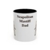 11oz Neapolitan Mastiff Dog Dad Mug, Vintage Sketch Coffee Mug, Dog Dad Gift