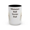 1209271263542389120_2048.jpeg 15oz Miniature Bull Terrier Dog Dad Mug, Vintage Sketch Coffee Mug, Dog Dad Gift