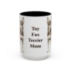 12195075816211555084_2048.jpeg 15oz Toy Fox Terrier Dog Mom Mug, Vintage Sketch Coffee Mug, Dog Mom Gift