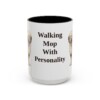 15oz Funny Old English Sheepdog Mug, Vintage Dog Coffee Mug, Dog Lover Gift