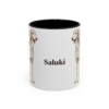 11oz Saluki Mug, Vintage Dog Portrait Coffee Mug, Dog Lover Gift