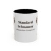 11oz Standard Schnauzer Latin Mug, Vintage Dog Coffee Mug, Dog Lover Gift