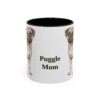 11oz Puggle Dog Mom Mug, Vintage Sketch Coffee Mug, Dog Mom Gift