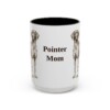15oz Pointer Dog Mom Mug, Vintage Sketch Coffee Mug, Dog Mom Gift