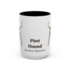 15oz Plott Hound Latin Mug, Vintage Dog Coffee Mug, Dog Lover Gift